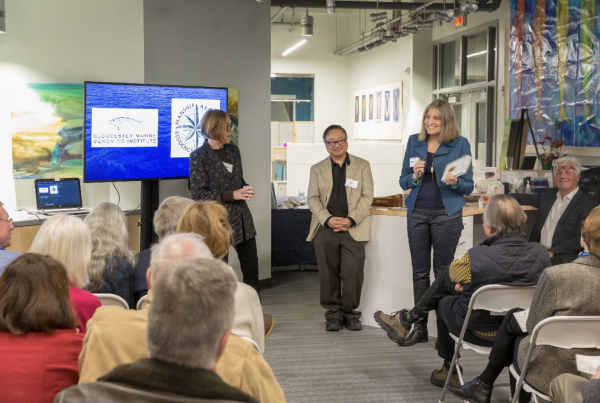 Manship Art+Science event at Gloucester Marine Genomics Institute on February 7, 2020